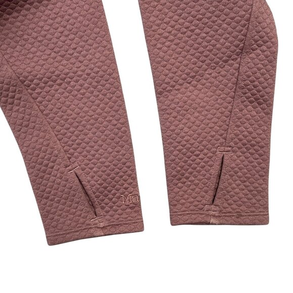 Marmot Annie Quilted Sweatshirt Womens Large Pink Long Sleeve Cowl Neck Pullover - Picture 8 of 10